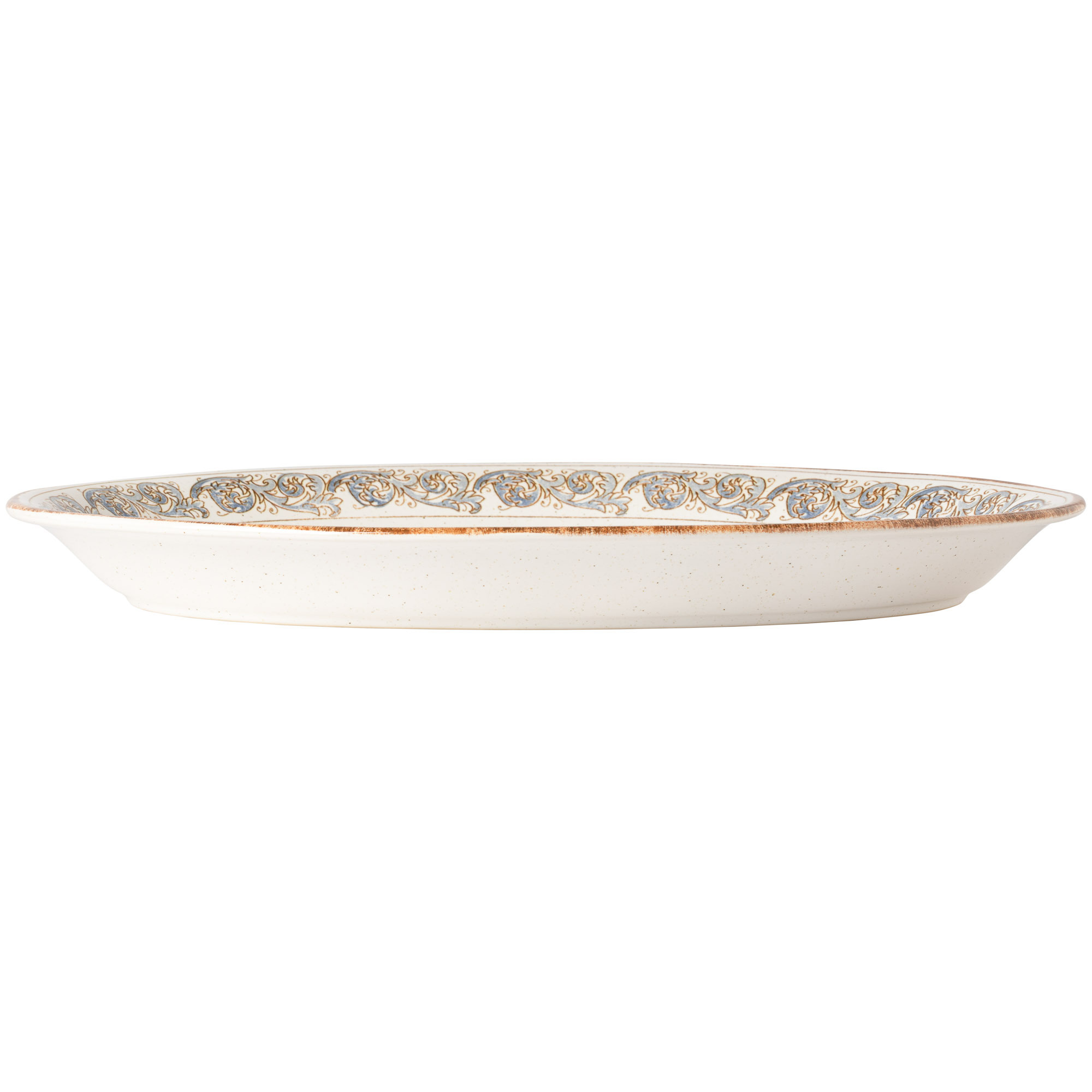 Sardegna Ovale Servierplatte 46cm SD745 Weiß-Caligariblau