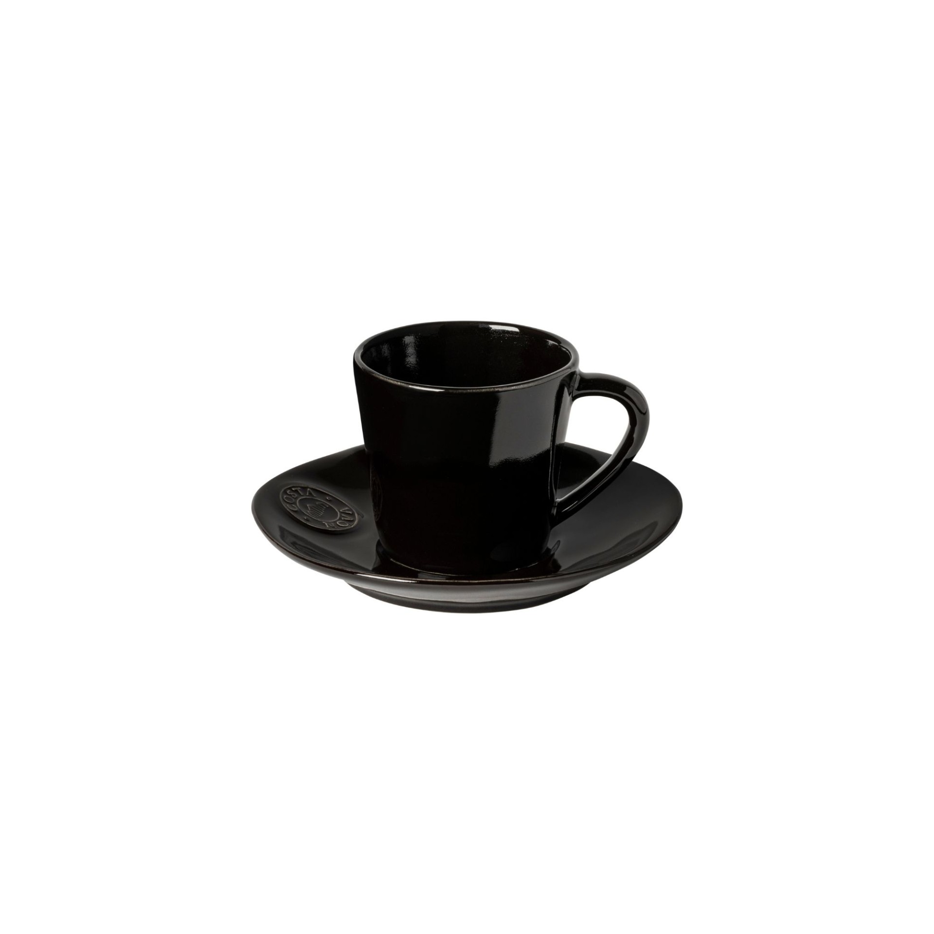 Nova Kaffeetasse mit Untertasse 0,19 L NOCS01 schwarz