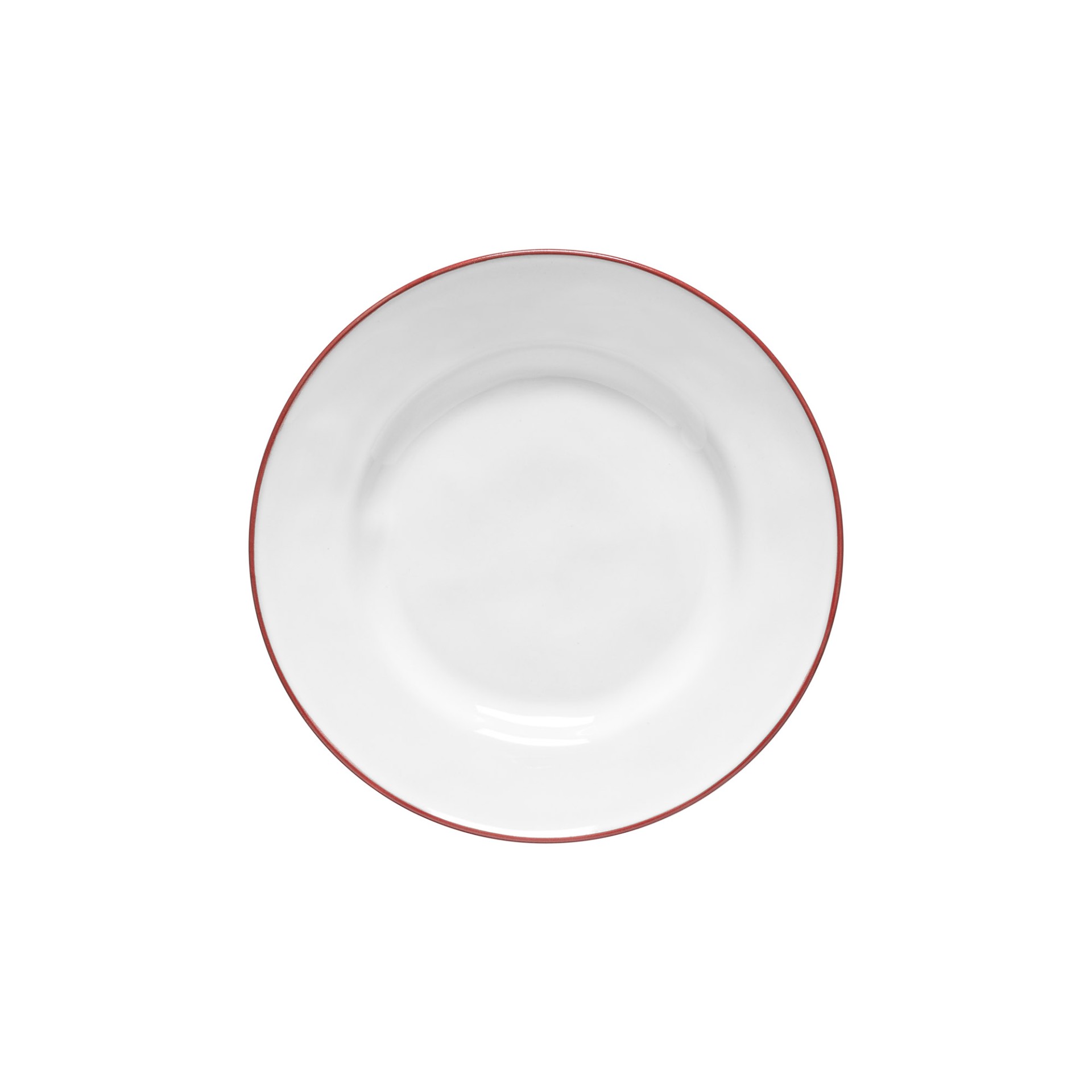 Beja Salat-/Dessertteller 21cm ATP231 weiß-rot 
