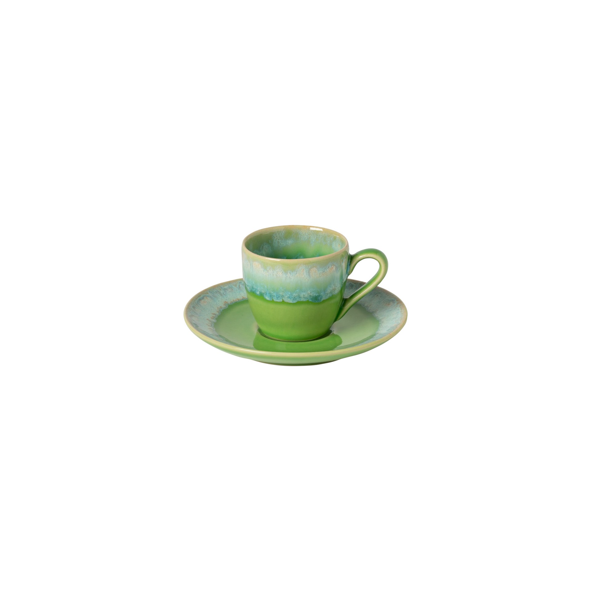 Taormina - Kaffeetasse und Untertasse 0,10 L TA615 limettengrün
