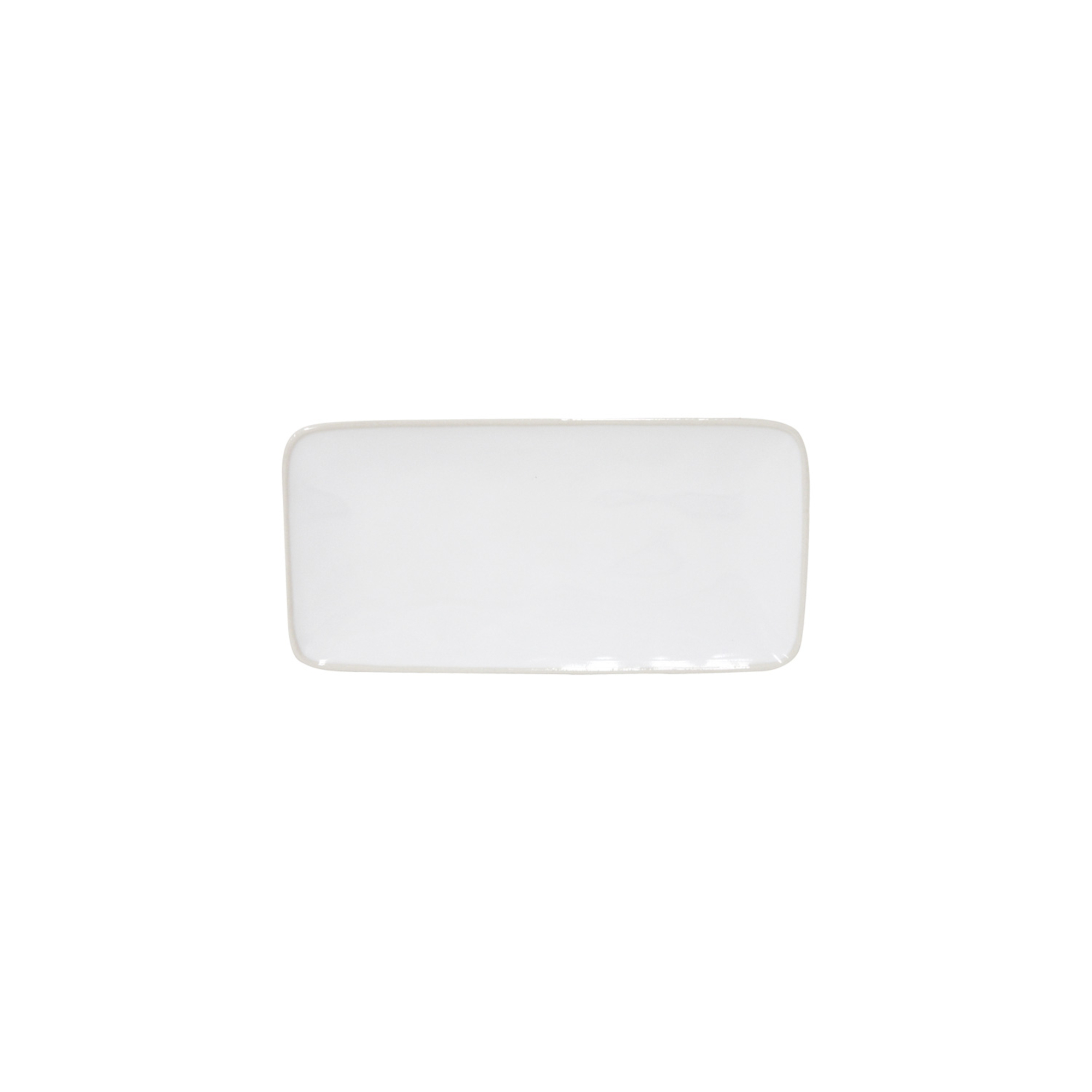 Beja Rechteckiges Tablett 22cm ATR221 weiß-creme