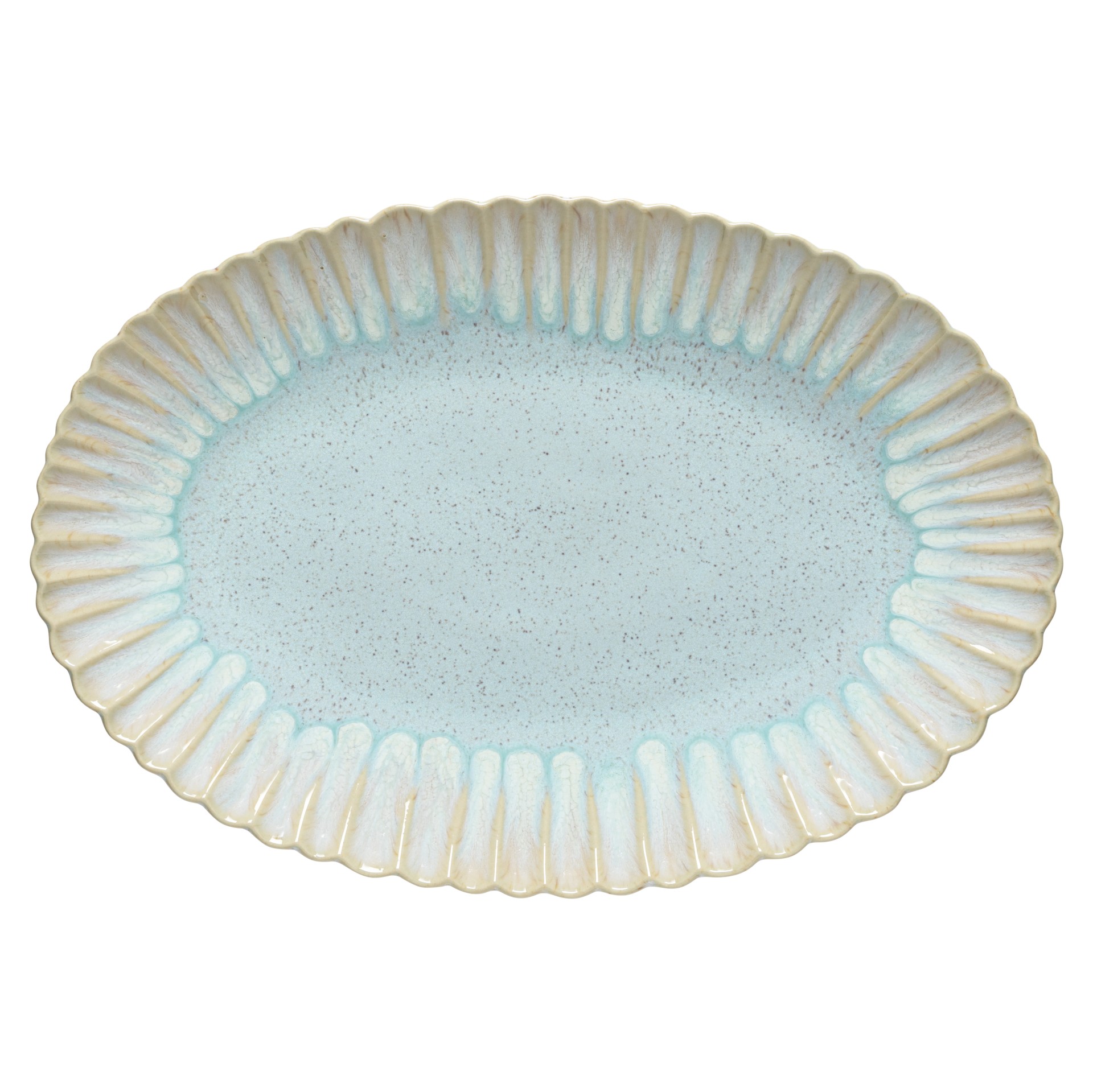 Mallorca  Ovale Servierplatte 41cm ERA411 Meeresblau
