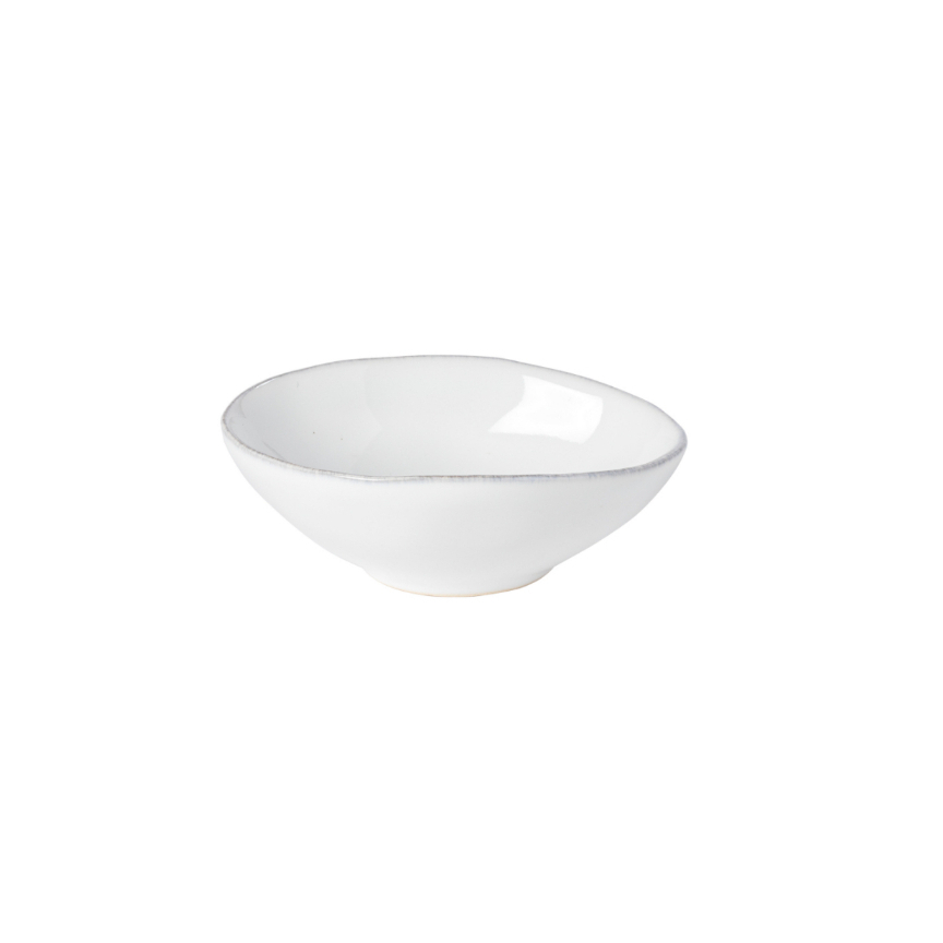 Livia Ovale Schale 10cm GOS102 weiß