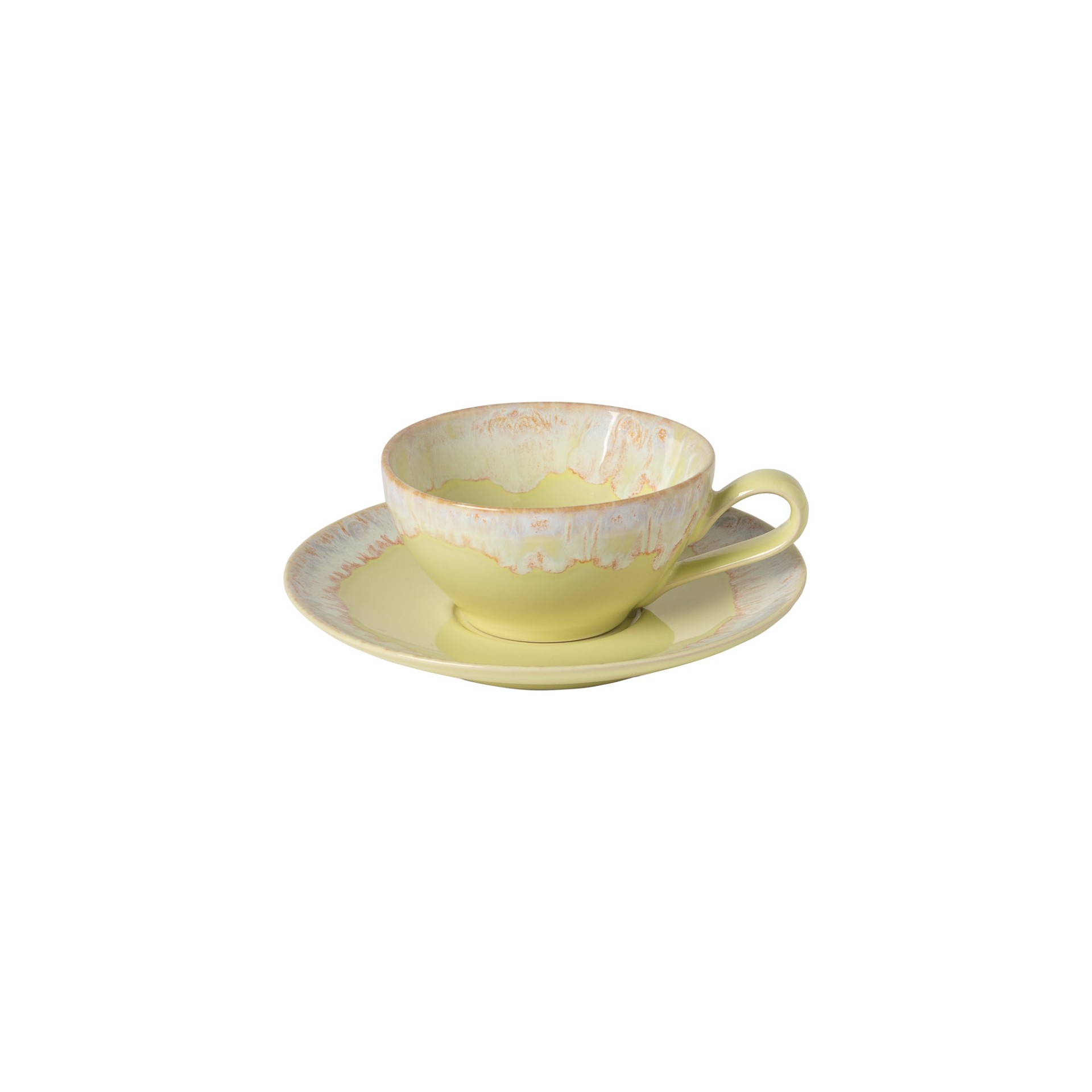 Taormina - Kaffeetasse und Untertasse 0,20 L TA616 gelb 