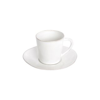 Kaffeetasse mit Unterteller white
