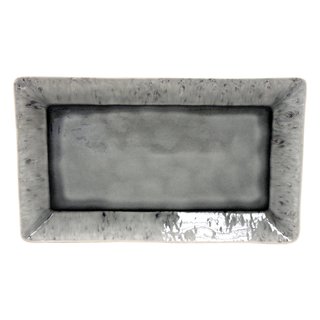 Servierplatte rechteckig 40cm grey