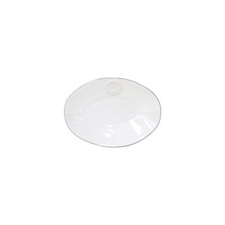 Servierplatte oval 20cm white