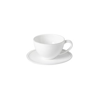 Kaffeetasse mit Unterteller white